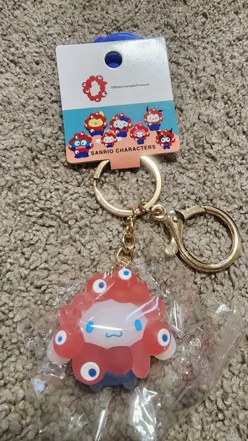 미야쿠미야쿠 변신 입체 마스코트 클리어 컬러 키링 시나모롤