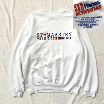 90s USA XL Hanes 맨투맨 프린트 속기모