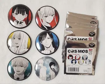COSMOS TSUTAYA 캔뱃지 6개 컴플리트 세트