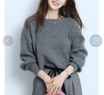새상품 미사용 택 포함 JUSGLITTY 2WAY 울 캐시미어 풀오버