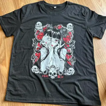 이토 준지 해외 판매 디자인 T셔츠 미사용