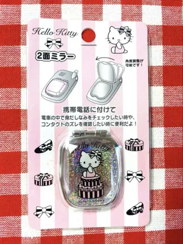 키티 2005년 헤이세이 레트로 휴대폰 거울 모던 키티