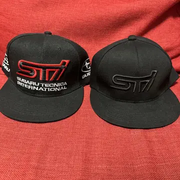 스바루 STI 캡 2개 세트 [미사용 새상품] WRX 팬 등에게!