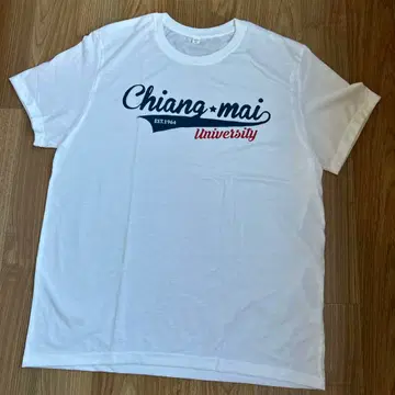 태국 치앙마이 대학 T셔츠 현지 구매 미사용 새상품