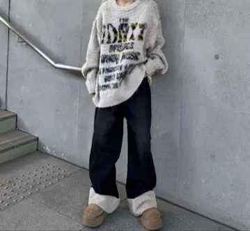 오버 실루엣 보아 절개 데님 sedacle