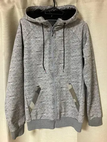 그레이 풀 집업 후드티