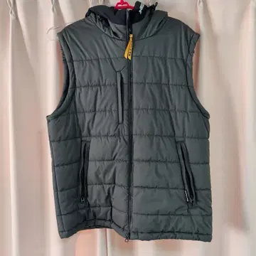 BURTLE 후드 부착 베스트 XXL 그레이 5034