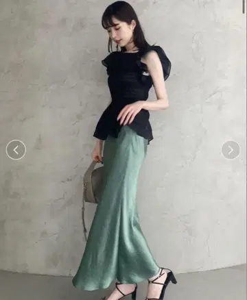 프레이 아이디 새틴 내로우 스커트 사이즈 0