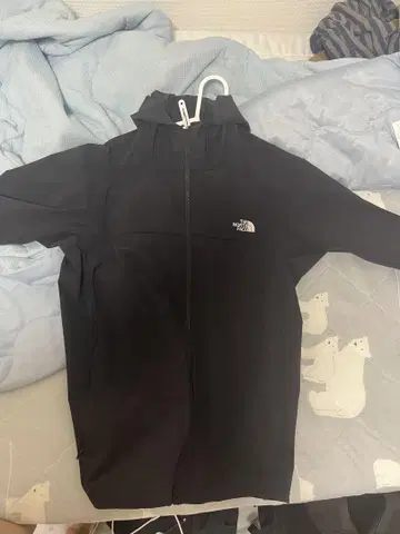 The North Face 블랙 나일론 자켓