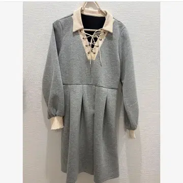 롱 슬리브 폴로 미니 원피스 idem