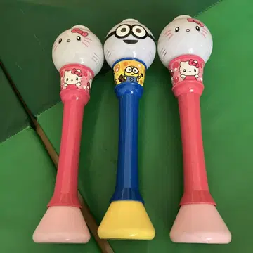 헬로키티 미니언 전동 샤봉 3개 세트