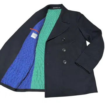 새상품급 폴스미스 P코트 블랙 멀티 컬러 안감 충전솜 퀼팅 M