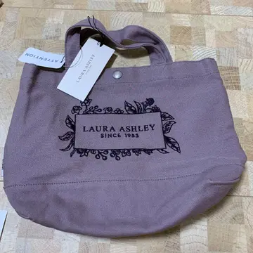 [Laura Ashley] 미니 토트 자수 로고 로라 애슐리