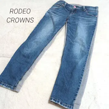 RODEO CROWNS 패치워크 캐주얼 청바지 데님