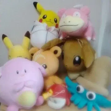 포켓몬 봉제 인형 7세트
