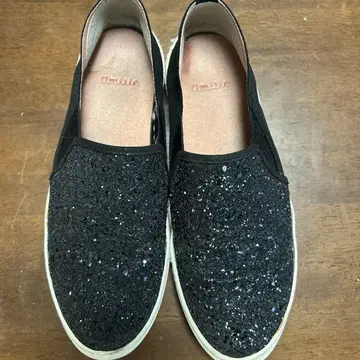amitie 슬립온 글리터 신발 L 사이즈