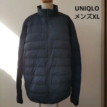 UNIQLO 남성용 XL 네이비 다운 자켓