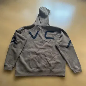 RVCA 브라운 집업 후드티 L