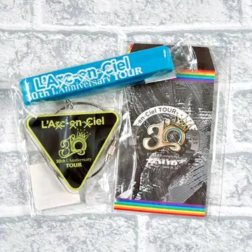 L'Arc~en~Ciel 라르쿠 복권 아크릴 키링 러버 밴드 복주머니