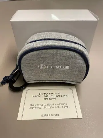 [ LEXUS ] 골프공 파우치 ( 맨투맨 ) 카라비너 포함