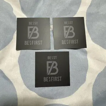 BE:FIRST 해시태그 캠페인 스티커 3장 세트