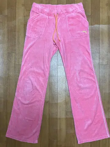 빅 PUMA 벨로아 플레어 트랙 팬츠 저리 맨투맨