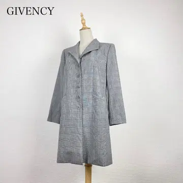 새상품급 GLAMOUR by GIVENCY 체크 코트 빅 사이즈 44