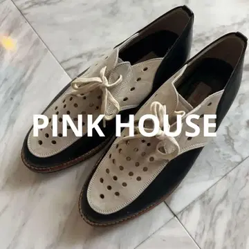 핑크하우스 하트 펀칭 슈즈 M