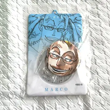 ONE PIECE 원피스 캔뱃지 & 특제 홀더 마르코