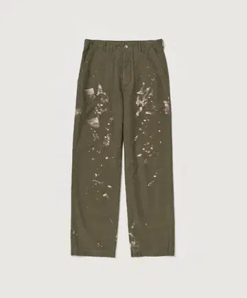 오라리 팬츠 AURALEE WASHED BAGGY BLEACHED