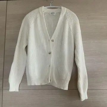 PLST 리브 컴팩트 가디건 아이보리