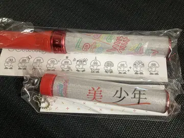 미소년 응원봉 응원봉 탑 2점 세트 배터리 포함 점등 확인 완료