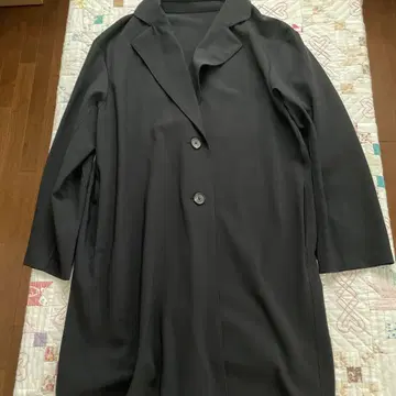 블랙 스텐카라 코트