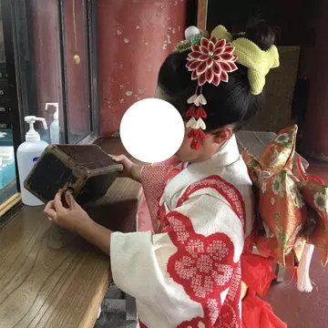 카노코 머리 장식 츠마미자이쿠 와다마 시치고산