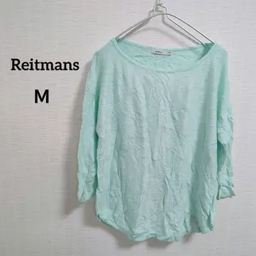 해외 구제 의류 Reitmans 민트 그린 반팔 T셔츠 M