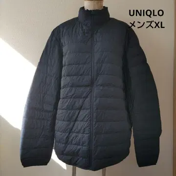 UNIQLO 남성용 XL 다운 자켓 다크 블루