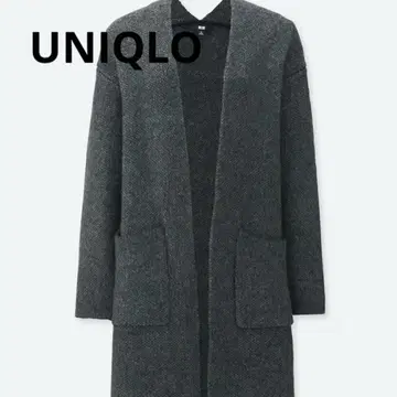 UNIQLO 그레이 롱 코트 가디건