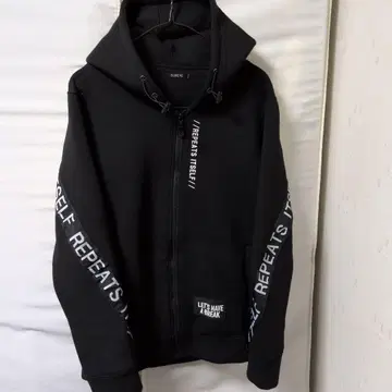 SUREVE 블랙 후드티 집업