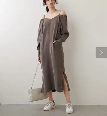 Whim Gazette(Whim Gazette) 피브릴 어레인지 원피스