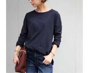 Deuxieme Classe 미사용 새상품 Layering T셔츠 네이비