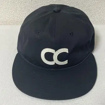 CIRCLE CIRCLE CC FELT 로고 6 패널 캡 블랙