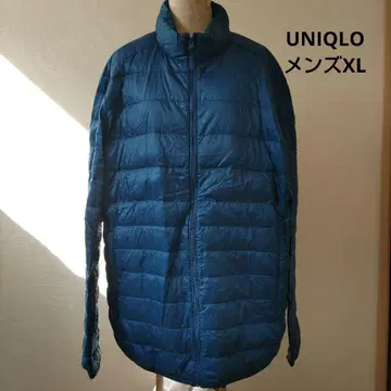 UNIQLO 울트라 라이트 다운 남성용 다운 자켓 XL 블루