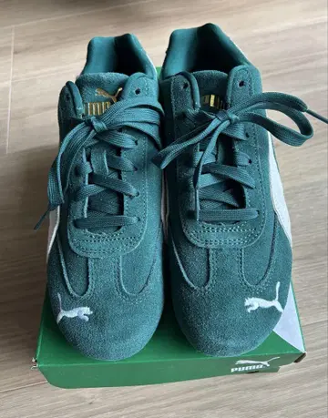 PUMA 스피드캣 다크 그린 24.5cm