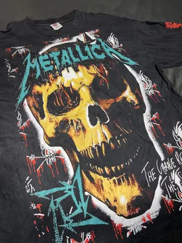 METALLICA 1999년 멕시코 투어 T셔츠 XL