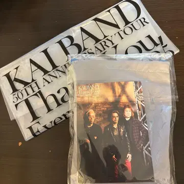 KAI BAND 50주년 기념 투어 굿즈