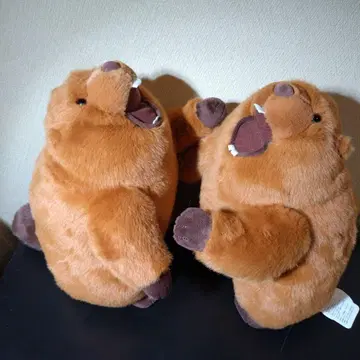 분노의 마모트 2체 세트 봉제 인형