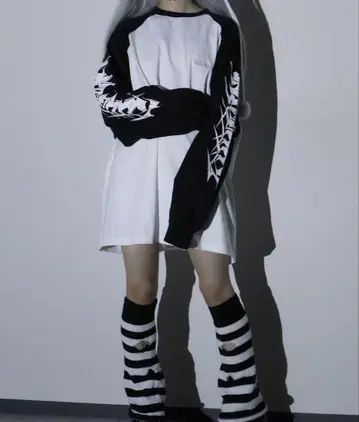 whinny 썬더 다이너마이트 오버 사이즈 롱 T