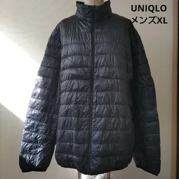 UNIQLO 남성용 XL 다운 자켓 블랙
