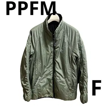 [새상품급] PPFM 남성용 다운 자켓 2way 카키 x 블랙 F 사이즈