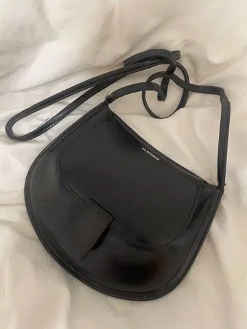 질 샌더 블랙 숄더백